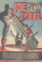 Inc. Commercial Comics : Joe The Genie of Steel [Comic]