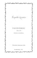 Faludi Ferenc : Forgandó szerentse (facsimile)