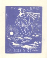 Vadász Endre : Ex Libris - Dr. Lusztig István