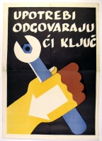 Upotrebi odgovaraju ći kljuć (Lengyel munkavédelmi plakát)
