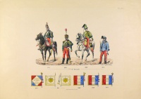 Armand-Dumaresq, Charles Édouard (1826–1895) : 7éme de Hussards. [Francia huszárok 1793, 1808, 1840, 1873 és zászlók 1805, 1815, 1840, 1848, 1852]