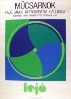 Bányász Éva (terv.) : Fajó János Retrospektív Kiállítása - Műcsarnok, 1990.