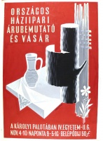 Szűcs Pál (1906-1969) : Országos Háziipari Árubemutató és Vásár [Plakátterv]