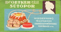 0208. Dr. Oetker-féle sütőpor. 