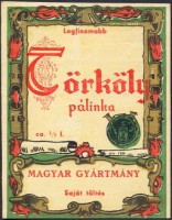 1172. Törköly Pálinka (italcímke) – ismeretlen gyártó. 