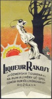 0655. Liqueur Rákosy – Gömöri Rum és Likőrgyár Rt., Rozsnyó.
