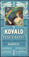 0618. Kovald fest, tisztít – Kovald Péter és Fia Vegytisztító, Gőzmosó és Műfestő Gyár, Budapest.