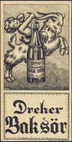 0214. Dreher Bak sör – Dreher Antal Serfőzdéi Rt., Budapest. 