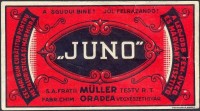 0515. Juno tisztítószer - Müller Testvérek Rt., Nagyvárad.