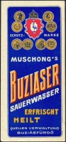 0731. Muschong Buziaser Sauerwasser, Buziásfürdő.