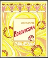 1068. Borovicska (italcímke, kisméretű) – ismeretlen gyártó.