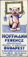 0477. Hoffmann Ferenc képkereskedő, képkeret- és keretlécgyár, Budapest.