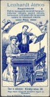 0652. Lenhardt János hangszerkészítő hangszerműterme, raktára és kölcsönző intézete, Pécs.