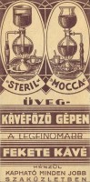 0928. Steril és Mocca üveg kávéfőző gépek.