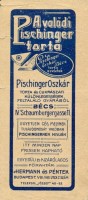 0820. Pischinger torta – Pischinger Oszkár, Bécs.