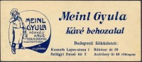 0696. Meinl Gyula Maltin kakaó – Meinl Gyula Kávébehozatali Rt., Budapest.