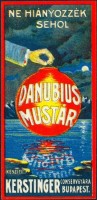 Danubius mustár – Kerstinger conservgyára, Budapest.