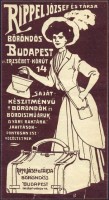 0868. Rippel József és Társa bőröndös, Budapest.