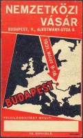 0109. Budapesti Nemzetközi Vásár, 1931.