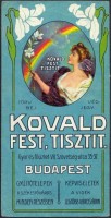 0619. Kovald fest, tisztít – Kovald Péter és Fia Vegytisztító, Gőzmosó és Műfestő Gyár, Budapest.