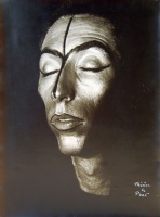 057.     LE PRAT, THÉRÉSE : [Akira Kito  (1925-1994) Japanese artist’s portrait], 1962.