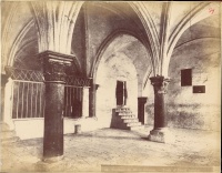 84.     DAMIANI : Tombeau de David interieur. – Tomb of David interior. Jerusalem, cca. 1880.