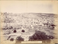 85.     DAMIANI : Village de Siloé – Siloam. Jerusalem, cca. 1880.