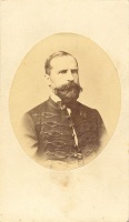 133.     UNKNOWN - ISMERETLEN : [László Böszörményi (1824-1869) lawyer, army captain in 1848-49, member of parliament’s portrait], cca. 1865.