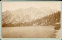 170.     UNKNOWN - ISMERETLEN : [Lake Poprádi (Popradské pleso) in the High-Tatras.], 1895.