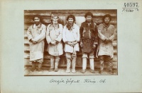 189.     JANKÓ, JÁNOS (ethnographer) : Ostyak men. Middle-Ob. 1898.