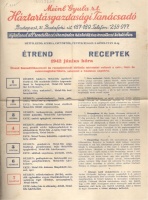Meinl Gyula Háztartásgazdasági Tanácsadó - Étrend Receptek 1942 június hóra