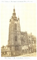 Praha. Metropol chrám sv. Víta. (Jiz str.)  -  Prag. St. Veits-Dom (Südseite). [Fotó]
