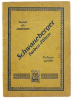 Schwaneberger Farben-Tafeln für Briefmarkensammler. / Tableaux de Couleurs pour Collectionneurs. / Colour-tables for stamp-collectors.
