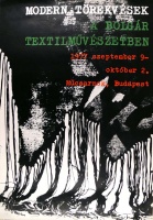Szilvásy Nándor (graf.) : Modern törekvések a bolgár textilművészetben, 1977.