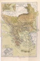 Skrzeszewski, A(dolf) v(on) : Europaeische Türkei, Griechenland und die Jonischen Inseln [Térkép]