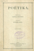 Riedl Frigyes (szerk.) : Poétika