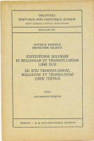 Wrancius, Antonius [Verancsics Antal] : Expeditions Solymani in Moldaviam et Transylvaniam libri duo. De situ Transsylvaniae, Moldaviae et Transalpinae liber tertius.