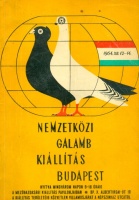 Nemzetközi galamb kiállítás Budapest 1964. - Katalógus
