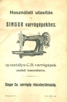 Használati utasítása Singer varrógépekhez