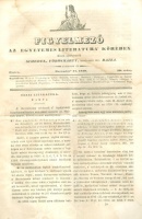 Vörösmarty Mihály - Schedel Ferenc - Bajza József (szerk.) : Figyelmező - az egyetemes literatura körében, 1839. november 17. [III. évf.]