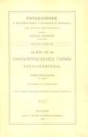 Schulhof Lipót : Az 1873. VII. sz. Coggia-Wnnecke-féle üstökös pályaszűmítása -Székfoglaló értekezés