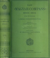 Nagy Magyar Compass 1933-1934 LVII. évfolyam - I. rész: Pénzintézetek
