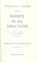 Dyson, Freeman J. : Infinite in All Directions