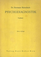 RORSCHACH, H(ermann)  : Psychodiagnostik - Methodik und Ergebnisse eines Wahrnehmungsdiagnostischen Experiments (Deutenlassen von Zufallsformen) + 10 Tafeln auf festem Karton, in Mappe