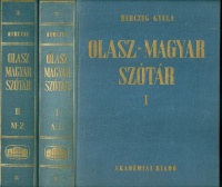 Herczeg Gyula : Olasz-magyar [nagy]szótár I-II.