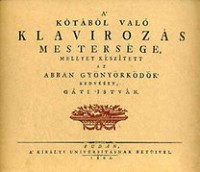 Gáti István : A kótából való klavírozás mestersége,... (Reprint kiadás)