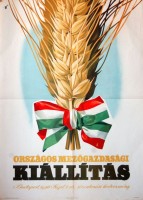 049. Országos Mezőgazdasági Kiállítás. Budapest, 1956. szept. 2-16. [Kiállítási plakát.]<br><br>[National Agricultural Exhibition. 2-16 Sept. 1956 Budapest.] [Exhibition poster.]