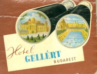 Hotel Gellért Budapest  [Poggyász cimke]