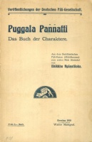 Nyanatiloka, Bhikkhu : Puggala Pannatti - Das Buch der Charaktere