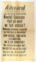 Adevărul [Igazság] - [az Arad Megyei Tanács Nemzeti Megmentési Front Lapja] I. évfolyam 2. szám 1989. december 24.